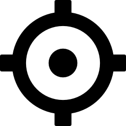 fadenkreuz der waffe icon
