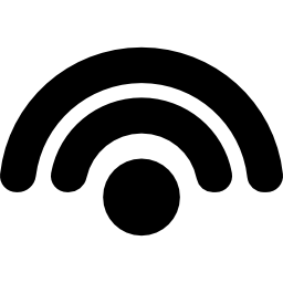 nivel de señal wifi icono