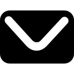 Closed mail envelope icon
