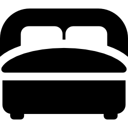 Two person bed icon