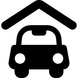 Car garage icon