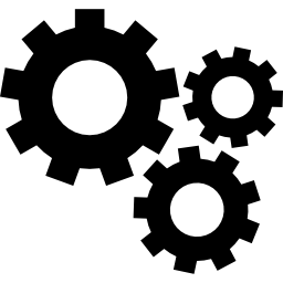 Mechanical gears  icon
