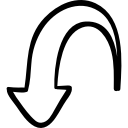 Downward rotation icon