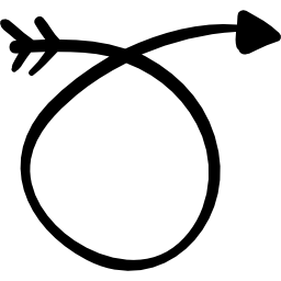 오른쪽 루프 화살표 icon