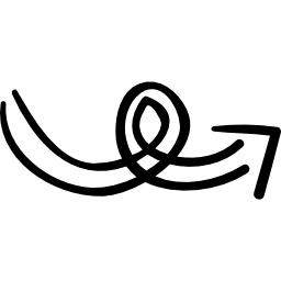 sketch loop arrow Ícone