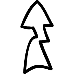광선 추적이있는 위쪽 화살표 icon