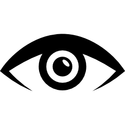 Полуоткрытый глаз иконка