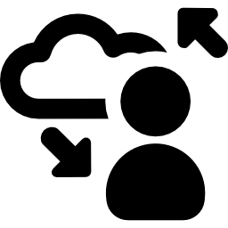 mit der cloud teilen icon
