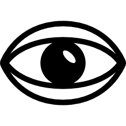vermoeid oog icoon