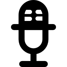 Ретро микрофон иконка