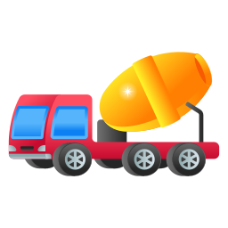 Concrete mixer icon