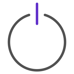 bouton d'alimentation Icône