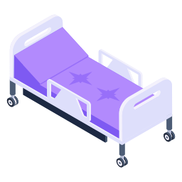 Hospital bed icon