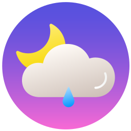 Дождливая ночь иконка