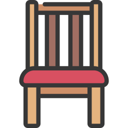 chaise de salle à manger Icône