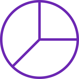 diagramme circulaire Icône