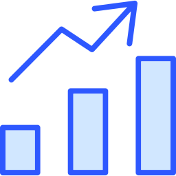 gráfico de barras icono