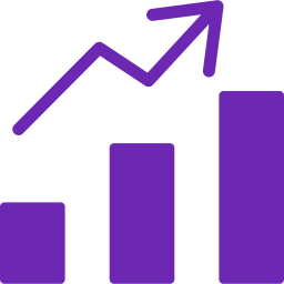 gráfico de barras Ícone