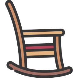 Rocking chair icon