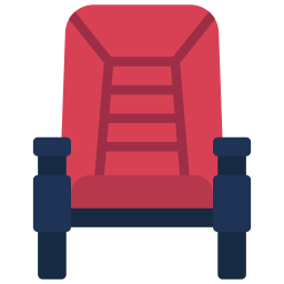 asiento de cine icono