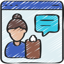 Virtual assistant icon