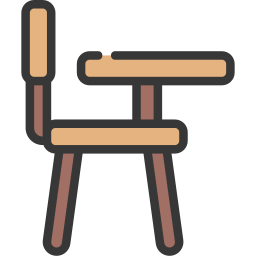 Desk chair icon