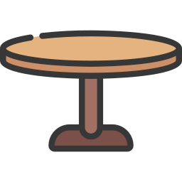 tavola rotonda icona