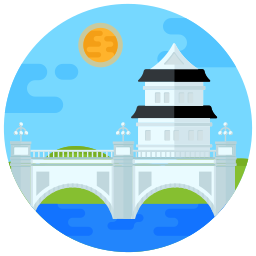 Japanese castle icon