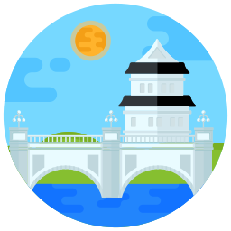 Японский замок иконка