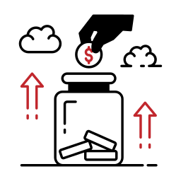 des économies Icône