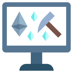 Ethereum mining icon