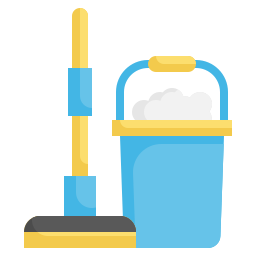 limpiador de suelos icono