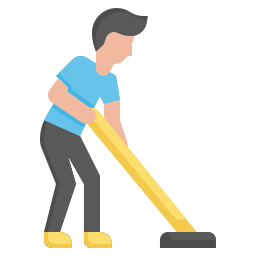 limpiador de suelos icono