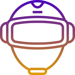 Helmet outline icon