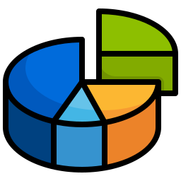 cirkeldiagram icoon