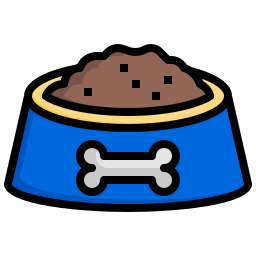 Pet bowl icon