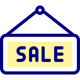 Sale sign icon