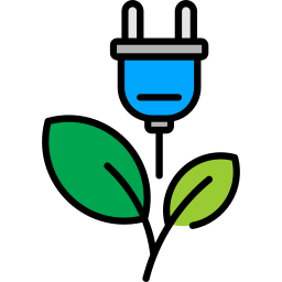 Eco electric icon