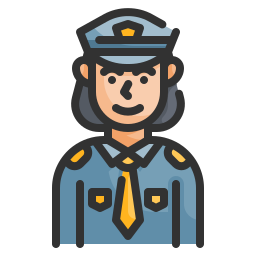 policía icono