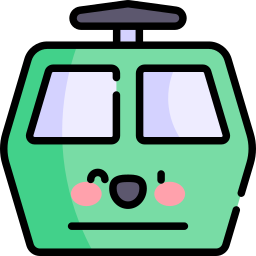 Cable car cabin icon