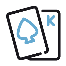 Poker cards icon