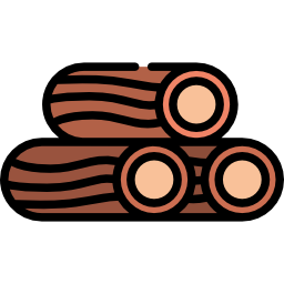 drewno kominkowe ikona