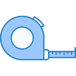 Measuring tape icon