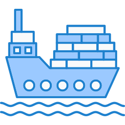 Cargo ship icon