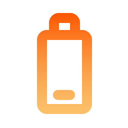 niedriger batteriestatus icon