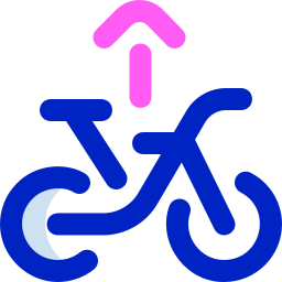 Bike path icon