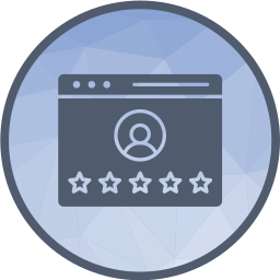 Customer review icon