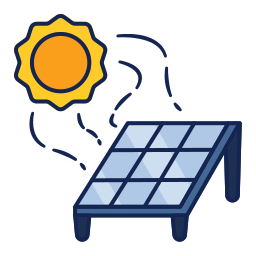 Solar panel icon