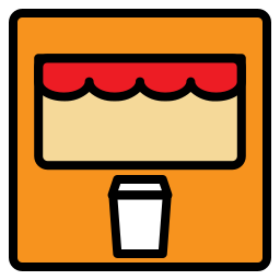 Stall food icon