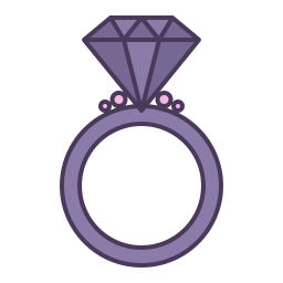 кольцо с бриллиантом иконка
